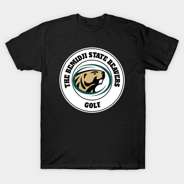 the classic golf team bemidji white background T-Shirt by MALURUH